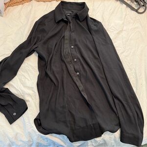 Ann Taylor Women's Black Button Down Shirt
